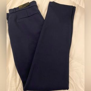 NWT chico brand slim leg elyse style . Navy blue . Size 0 regular on chico size